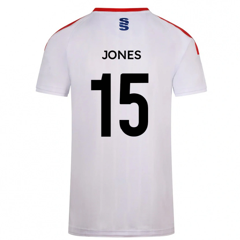 DanxenメンズKieran Jones#15白 紺ホームシャツ2025/26ジャージーユニフォーム