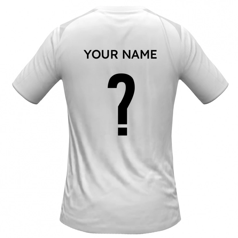 Danxenメンズあなたの名前#0白 グレーホームシャツ2025/26ジャージーユニフォーム