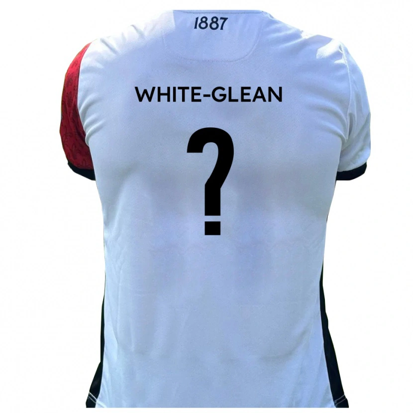 DanxenメンズKingston White-Glean#0赤 白ホームシャツ2025/26ジャージーユニフォーム