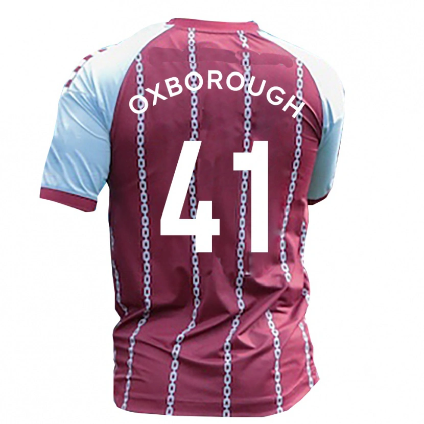 Danxenメンズユアン・オクスボロー#41水色 錆赤ホームシャツ2025/26ジャージーユニフォーム
