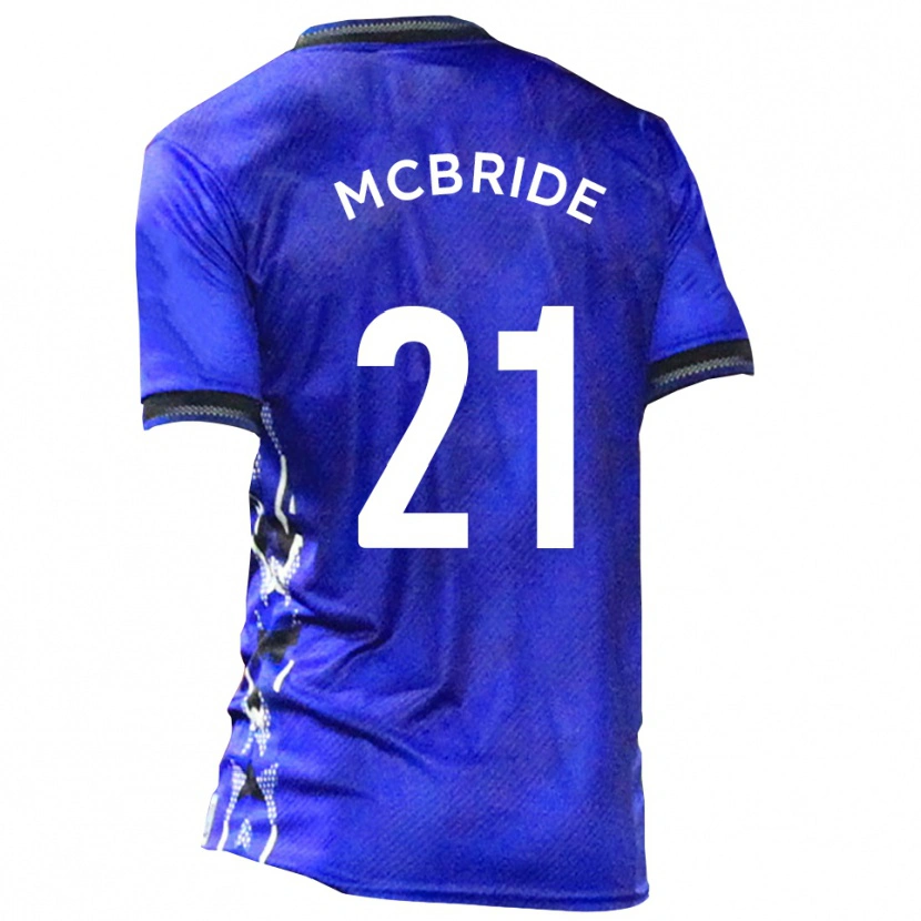 DanxenメンズConnor Mcbride#21青 白ホームシャツ2025/26ジャージーユニフォーム