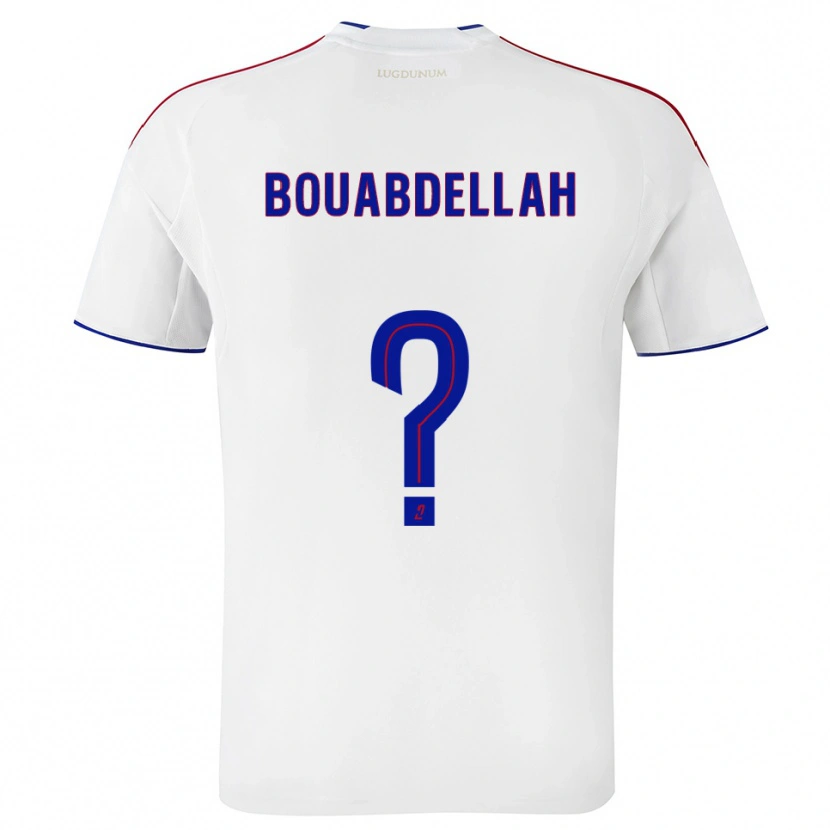 DanxenメンズJalis Bouabdellah#0白 赤ホームシャツ2025/26ジャージーユニフォーム