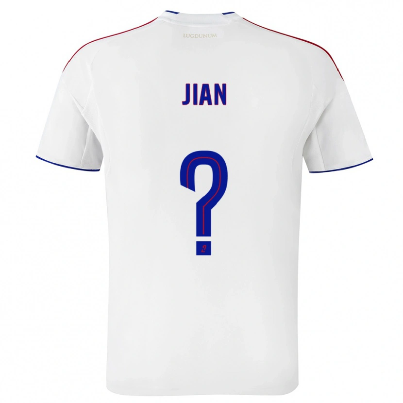 DanxenメンズTao Jian#0白 赤ホームシャツ2025/26ジャージーユニフォーム