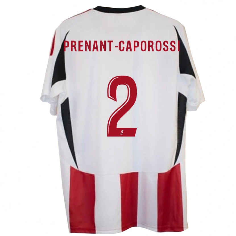 DanxenメンズJulien Prenant-Caporossi#2赤 青ホームシャツ2025/26ジャージーユニフォーム