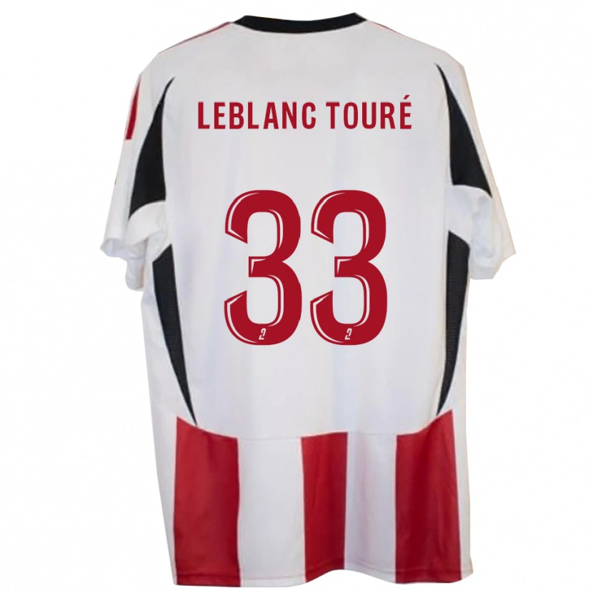 DanxenメンズWolo Leblanc Touré#33赤 青ホームシャツ2025/26ジャージーユニフォーム