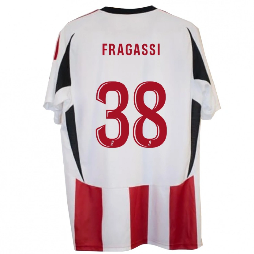 DanxenメンズTom Fragassi#38赤 青ホームシャツ2025/26ジャージーユニフォーム
