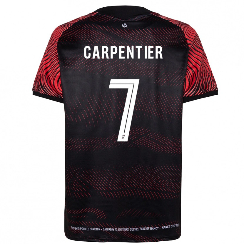 DanxenメンズQuentin Carpentier#7白 赤ホームシャツ2025/26ジャージーユニフォーム
