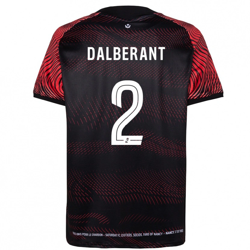 DanxenメンズJean-Michel Dalberant#2白 赤ホームシャツ2025/26ジャージーユニフォーム