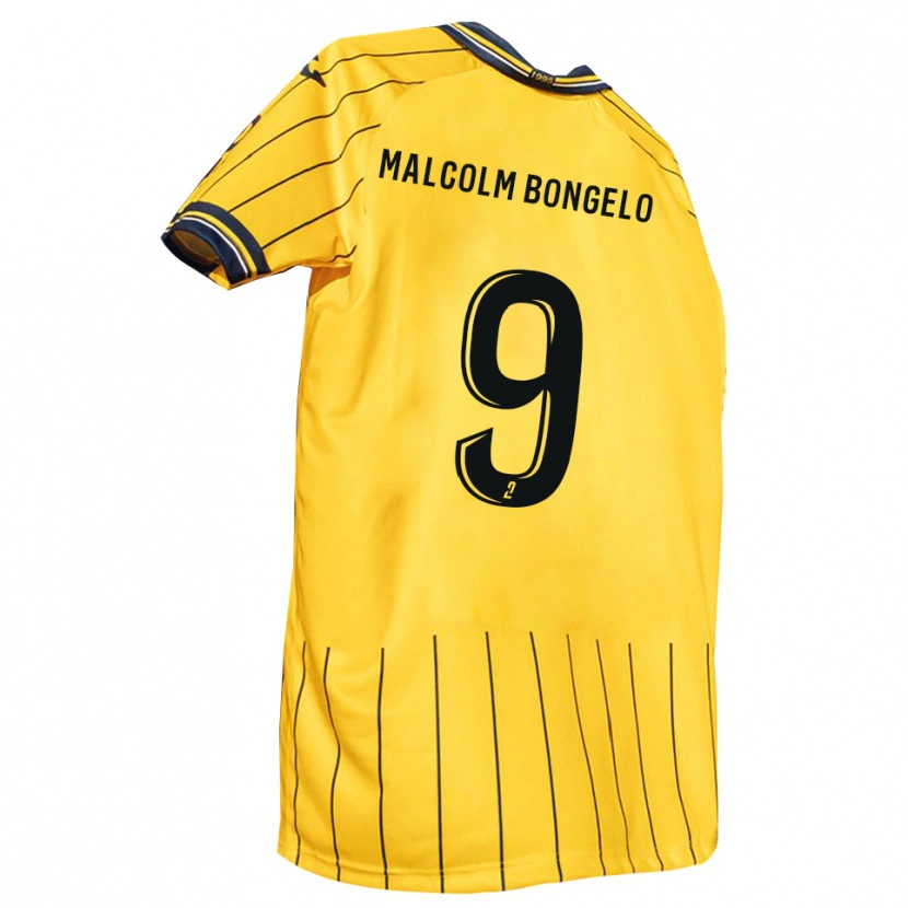 DanxenメンズFidèle Malcolm Bongelo#9黄 紺ホームシャツ2025/26ジャージーユニフォーム