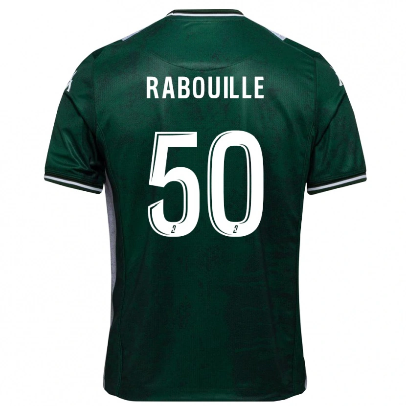 DanxenメンズValentin Rabouille#50緑 白ホームシャツ2025/26ジャージーユニフォーム