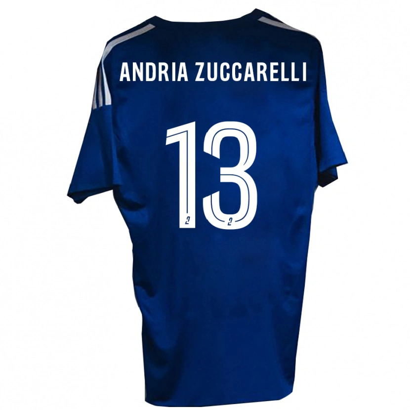 DanxenメンズCarlu Andria Zuccarelli#13青 白ホームシャツ2025/26ジャージーユニフォーム