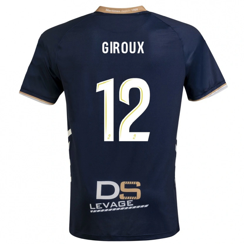 DanxenメンズTom Giroux#12紺 金ホームシャツ2025/26ジャージーユニフォーム