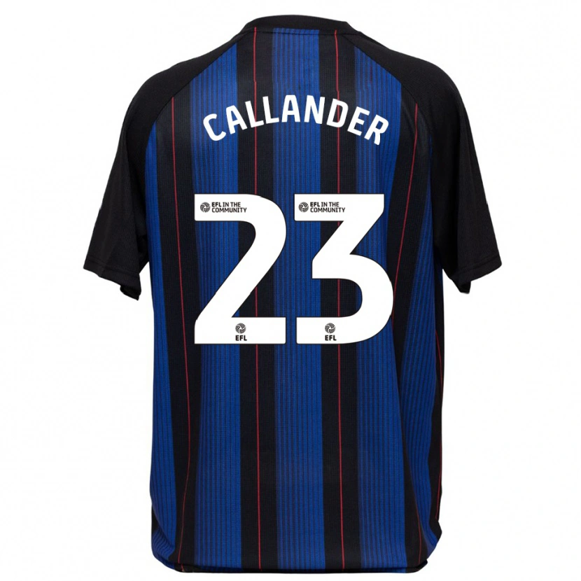 DanxenメンズChelsea Callander#23青 黒アウェイシャツ2025/26ジャージーユニフォーム