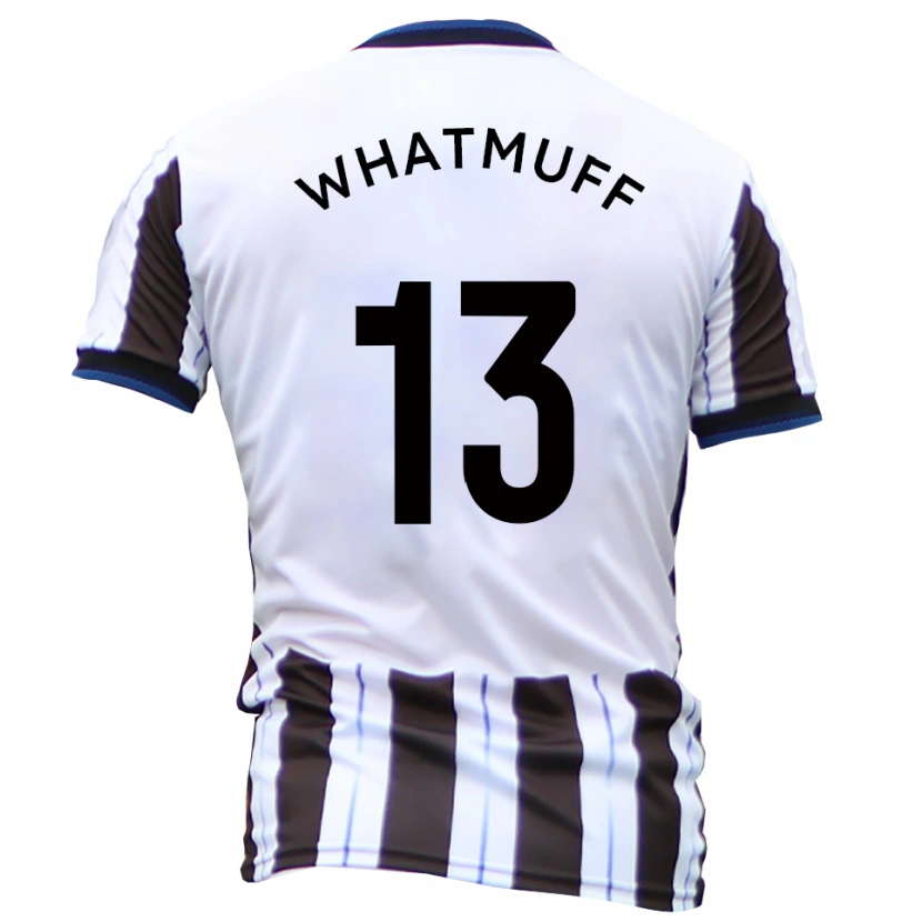 Danxenメンズオリバー・ワットマフ#13白 黒アウェイシャツ2025/26ジャージーユニフォーム