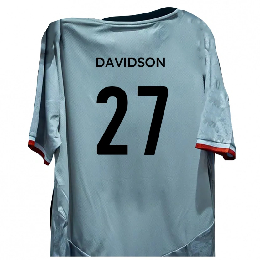 DanxenメンズMani Davidson#27白 黒アウェイシャツ2025/26ジャージーユニフォーム
