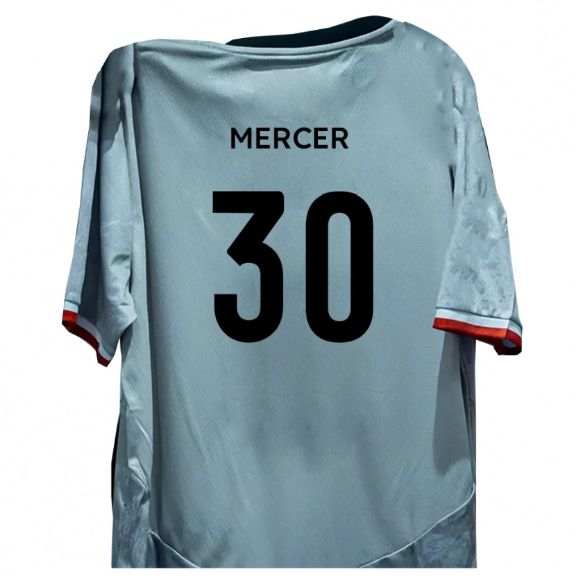 DanxenメンズNathan Mercer#30白 黒アウェイシャツ2025/26ジャージーユニフォーム