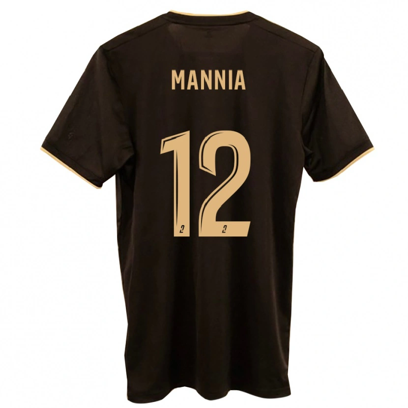 DanxenメンズMateo Mannia#12青 赤アウェイシャツ2025/26ジャージーユニフォーム