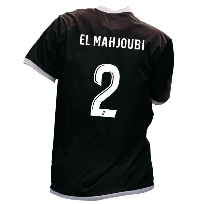 DanxenメンズDjibril El Mahjoubi#2黒 金アウェイシャツ2025/26ジャージーユニフォーム