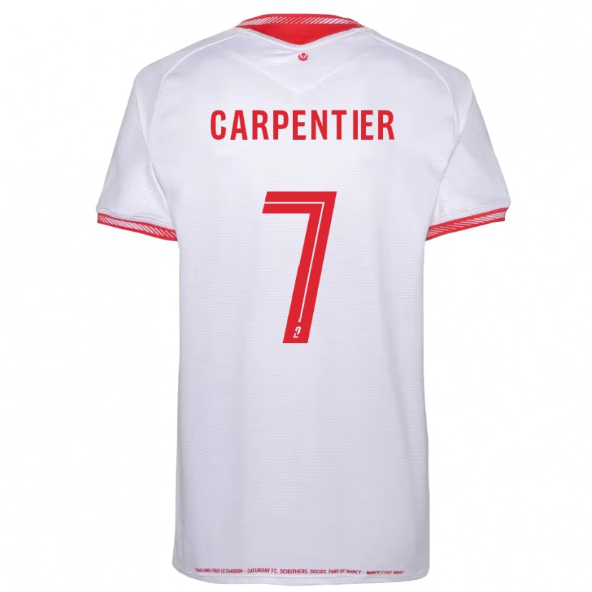 DanxenメンズQuentin Carpentier#7黒 赤アウェイシャツ2025/26ジャージーユニフォーム