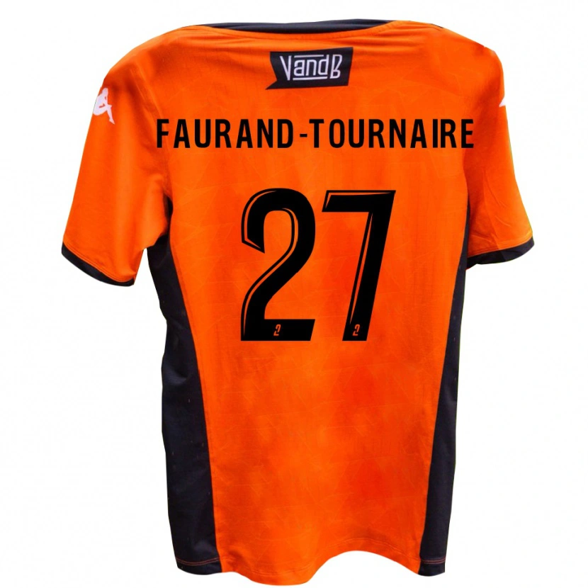 DanxenメンズAymeric Faurand-Tournaire#27白 黒アウェイシャツ2025/26ジャージーユニフォーム