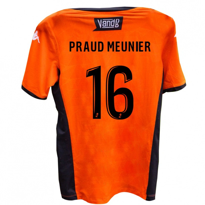 DanxenメンズNolhan Praud Meunier#16白 黒アウェイシャツ2025/26ジャージーユニフォーム