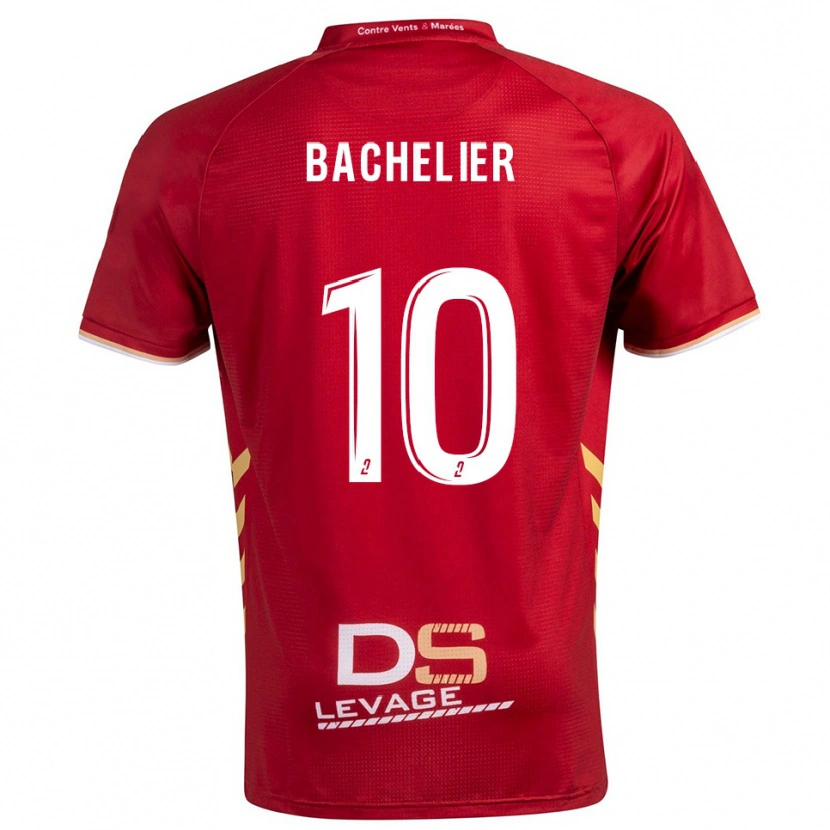 DanxenメンズIlyann Bachelier#10バーガンディ 金アウェイシャツ2025/26ジャージーユニフォーム
