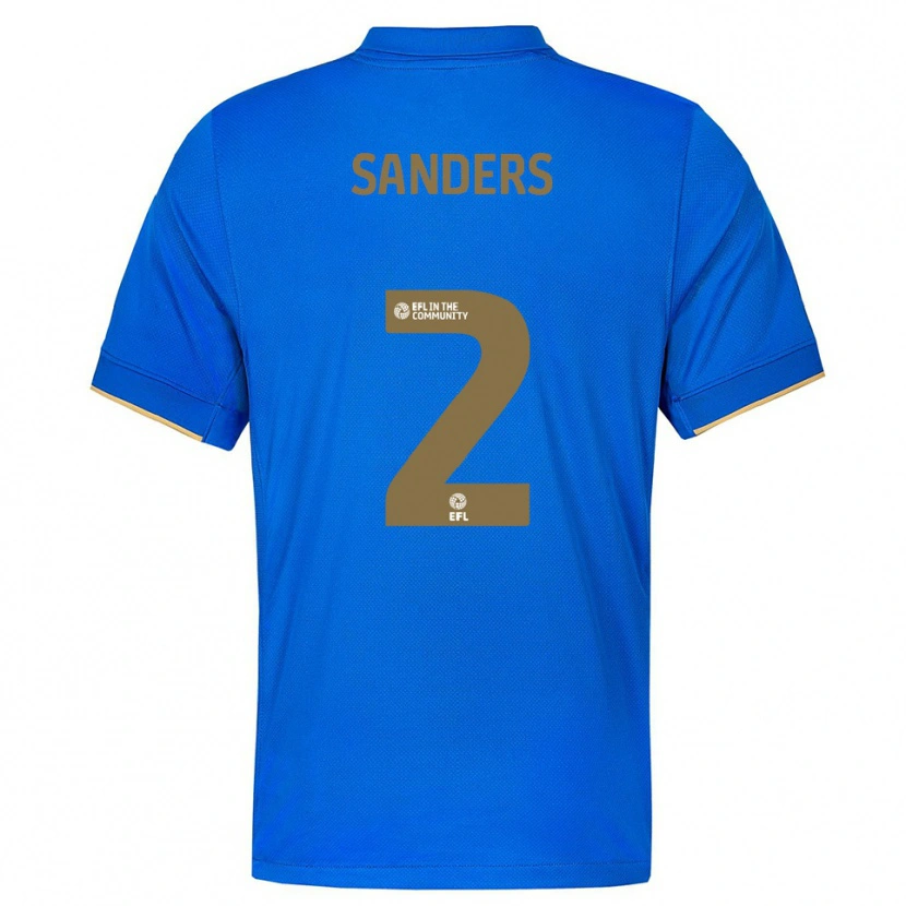 DanxenレディースCaleb Sanders#2青 金ホームシャツ2025/26ジャージーユニフォーム