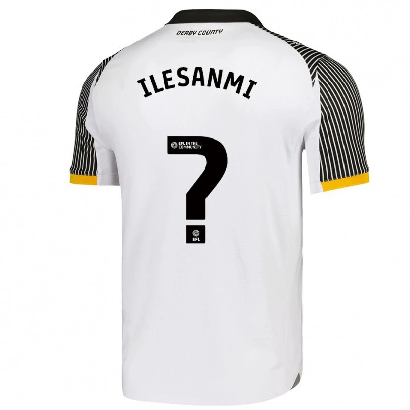 DanxenレディースEmmanuel Ilesanmi#0白 黒ホームシャツ2025/26ジャージーユニフォーム