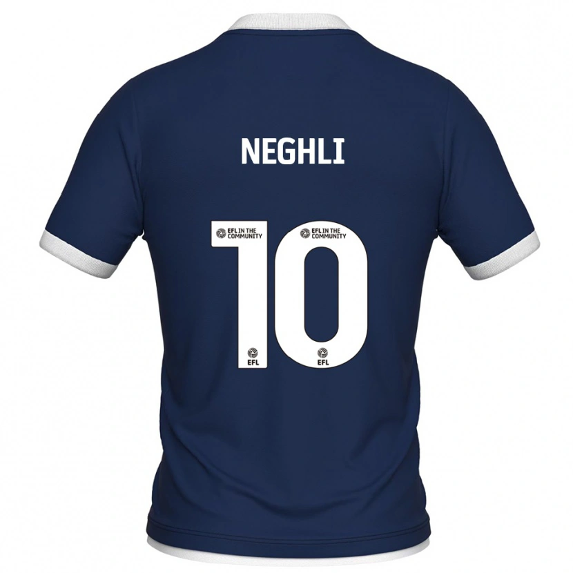 DanxenレディースCamiel Neghli#10紺 白ホームシャツ2025/26ジャージーユニフォーム