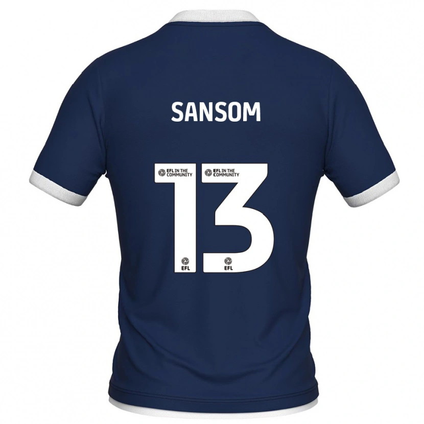 DanxenレディースChloe Sansom#13紺 白ホームシャツ2025/26ジャージーユニフォーム