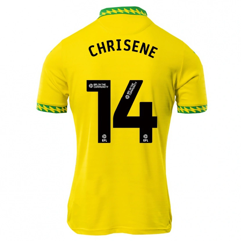 DanxenレディースBen Chrisene#14白 緑ホームシャツ2025/26ジャージーユニフォーム
