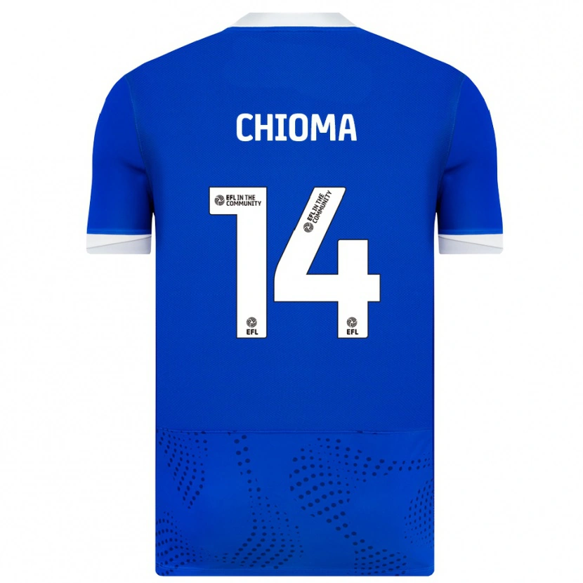 DanxenレディースNathaniel Chioma#14青 白ホームシャツ2025/26ジャージーユニフォーム