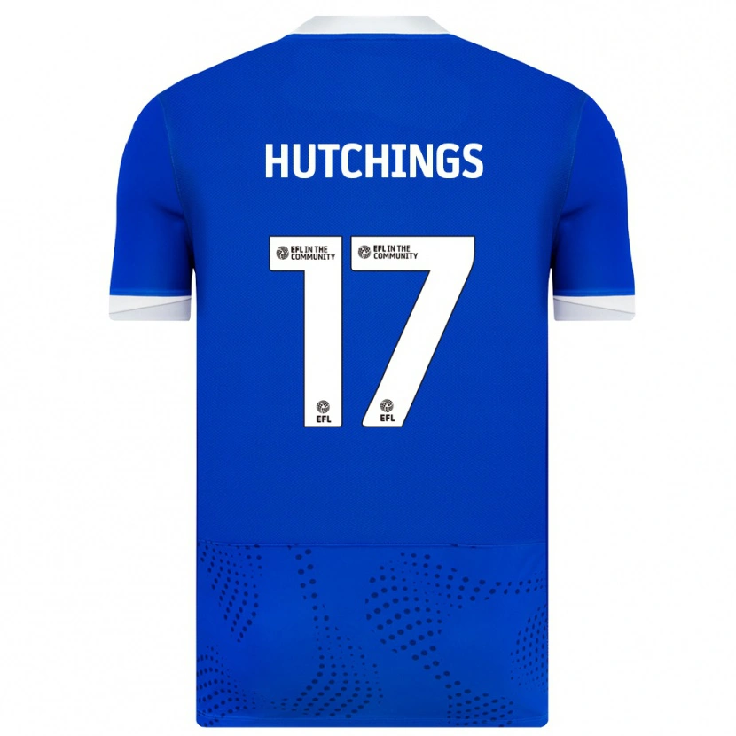 DanxenレディースAnnie Hutchings#17青 白ホームシャツ2025/26ジャージーユニフォーム