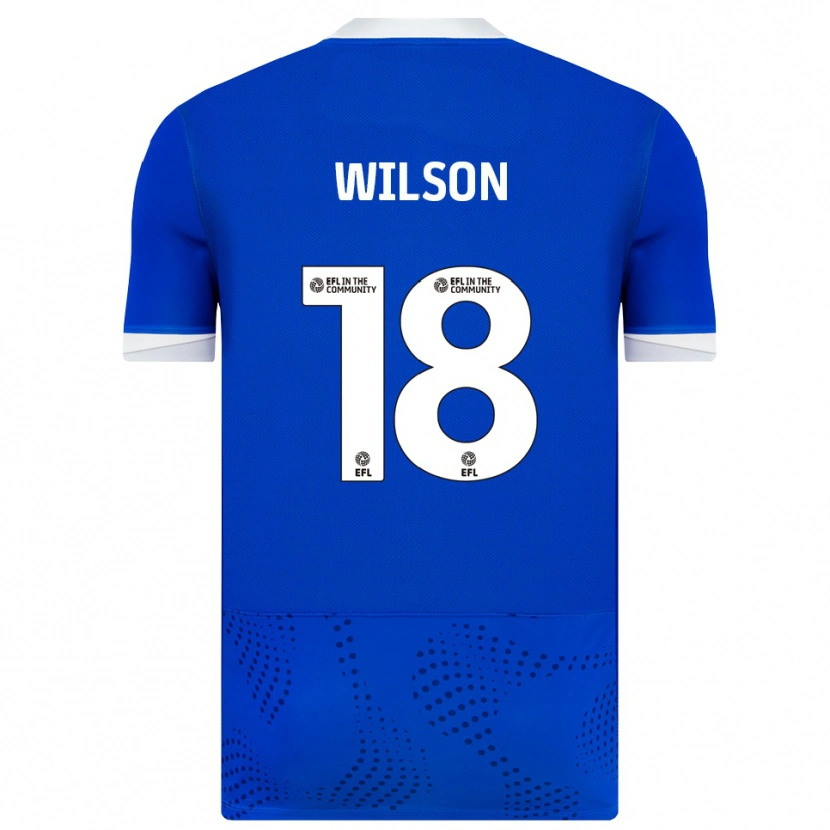 DanxenレディースGeorge Wilson#18青 白ホームシャツ2025/26ジャージーユニフォーム
