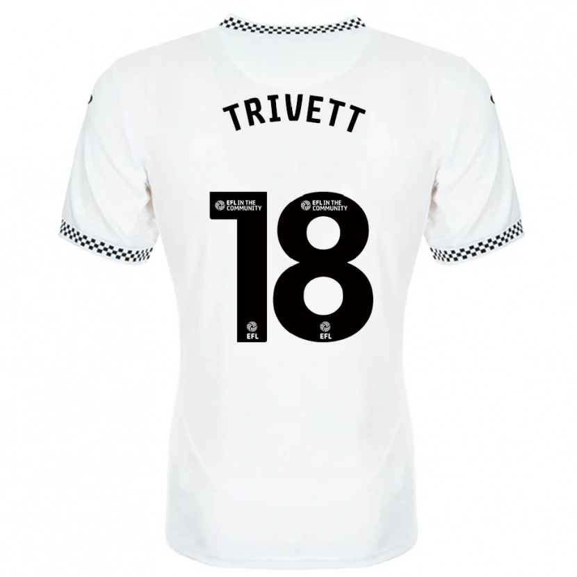 DanxenレディースTaite Trivett#18白 オレンジホームシャツ2025/26ジャージーユニフォーム