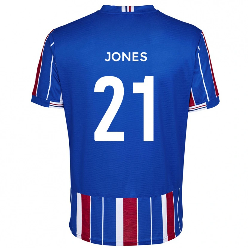 DanxenレディースJordan Jones#21青 赤 白ホームシャツ2025/26ジャージーユニフォーム