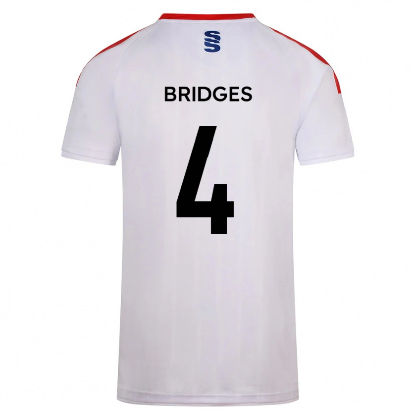 DanxenレディースJacob Bridges#4白 紺ホームシャツ2025/26ジャージーユニフォーム