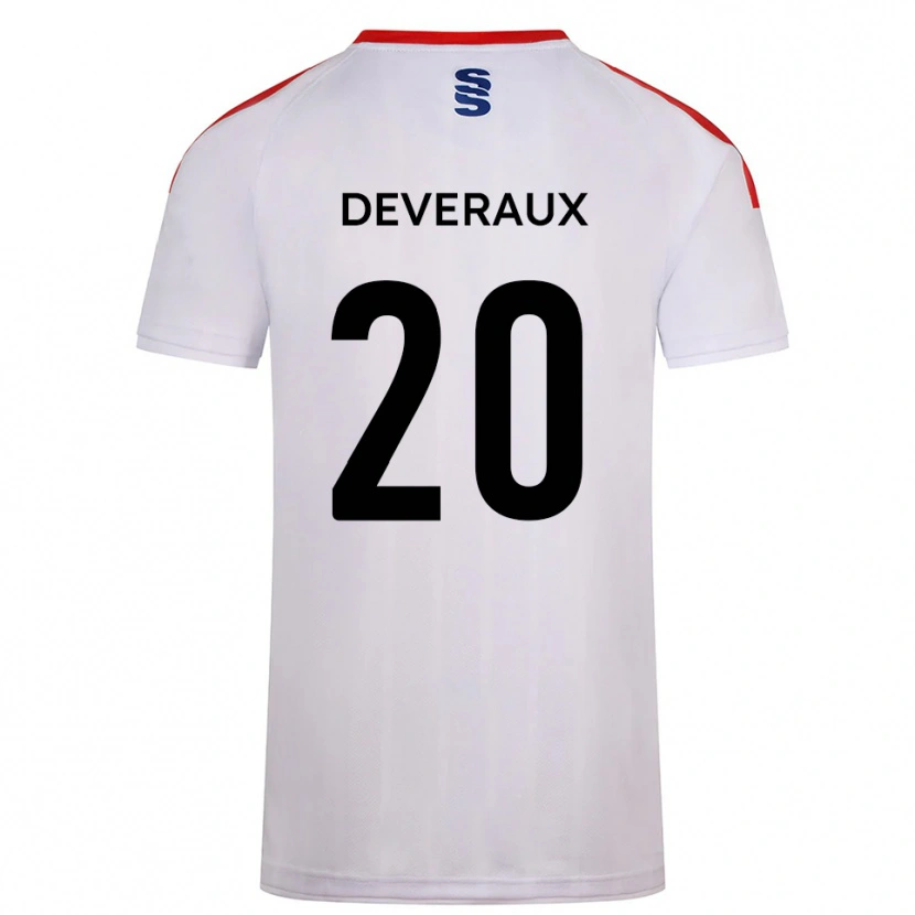 DanxenレディースDemi Deveraux#20白 紺ホームシャツ2025/26ジャージーユニフォーム