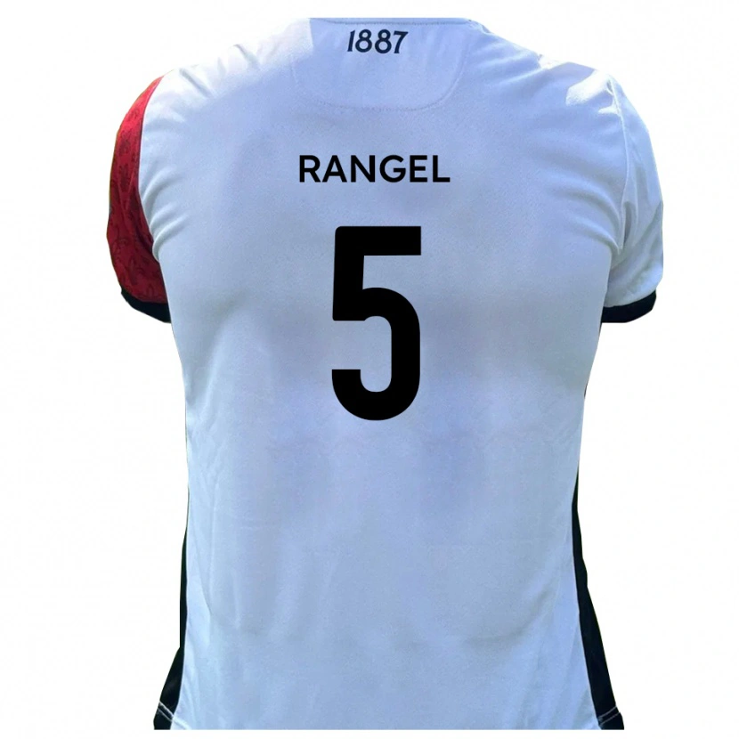 DanxenレディースChris Rangel#5赤 白ホームシャツ2025/26ジャージーユニフォーム