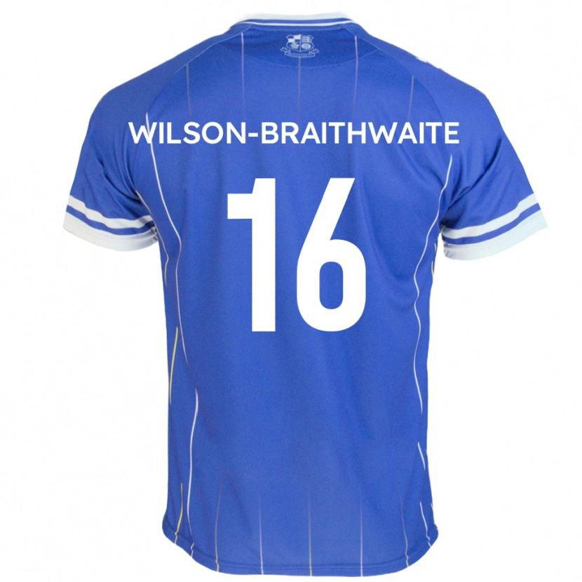 DanxenレディースMakai Wilson-Braithwaite#16ロイヤルブルー スカイブルーホームシャツ2025/26ジャージーユニフォーム