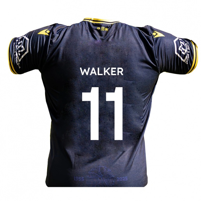 DanxenレディースJosh Walker#11紺 黄ホームシャツ2025/26ジャージーユニフォーム