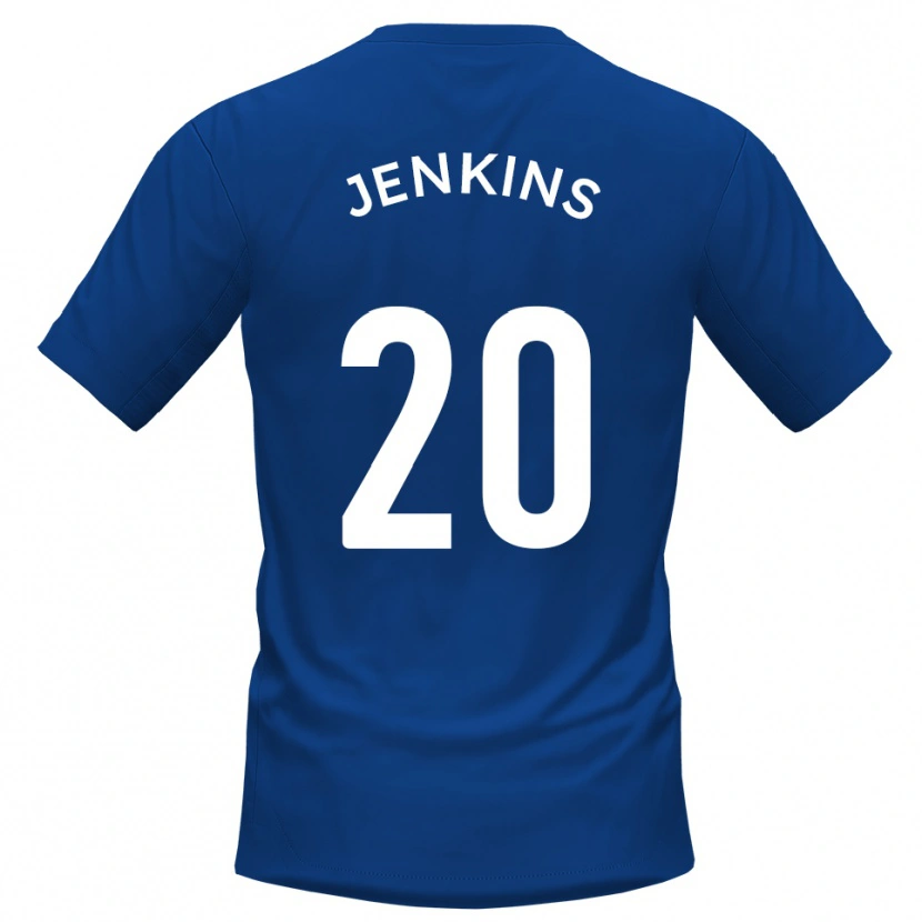 DanxenレディースJack Jenkins#20青 白ホームシャツ2025/26ジャージーユニフォーム