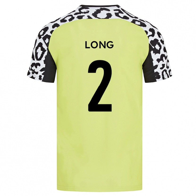DanxenレディースSean Long#2蛍光黄ホームシャツ2025/26ジャージーユニフォーム
