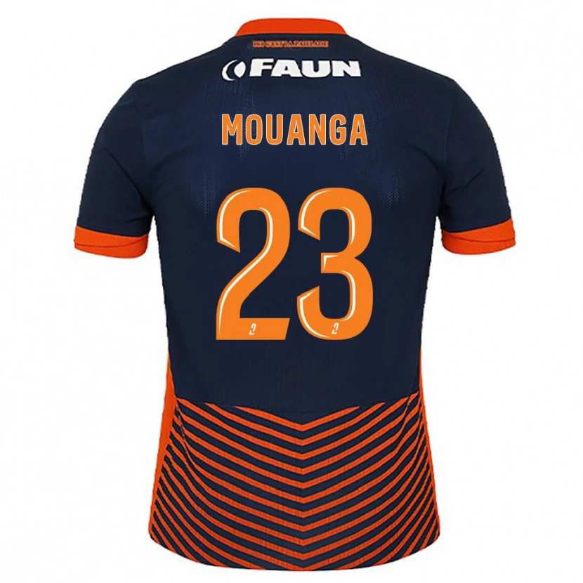 DanxenレディースYaël Mouanga#23ミッドナイトブルー オレンジホームシャツ2025/26ジャージーユニフォーム