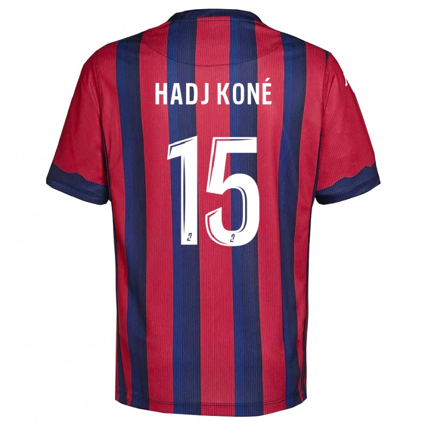 DanxenレディースEl Hadj Koné#15バーガンディ 紺ホームシャツ2025/26ジャージーユニフォーム