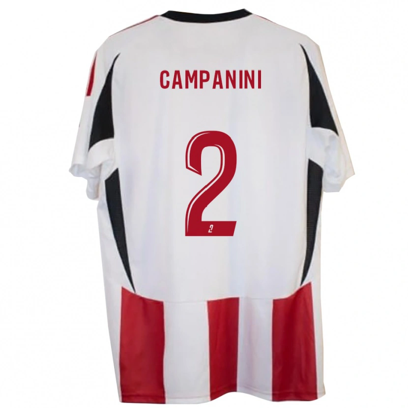 DanxenレディースThibault Campanini#2赤 青ホームシャツ2025/26ジャージーユニフォーム