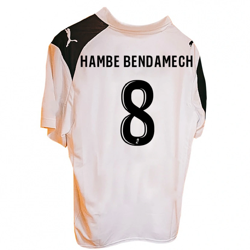 DanxenレディースLiam Hambe Bendamech#8黒 白ホームシャツ2025/26ジャージーユニフォーム