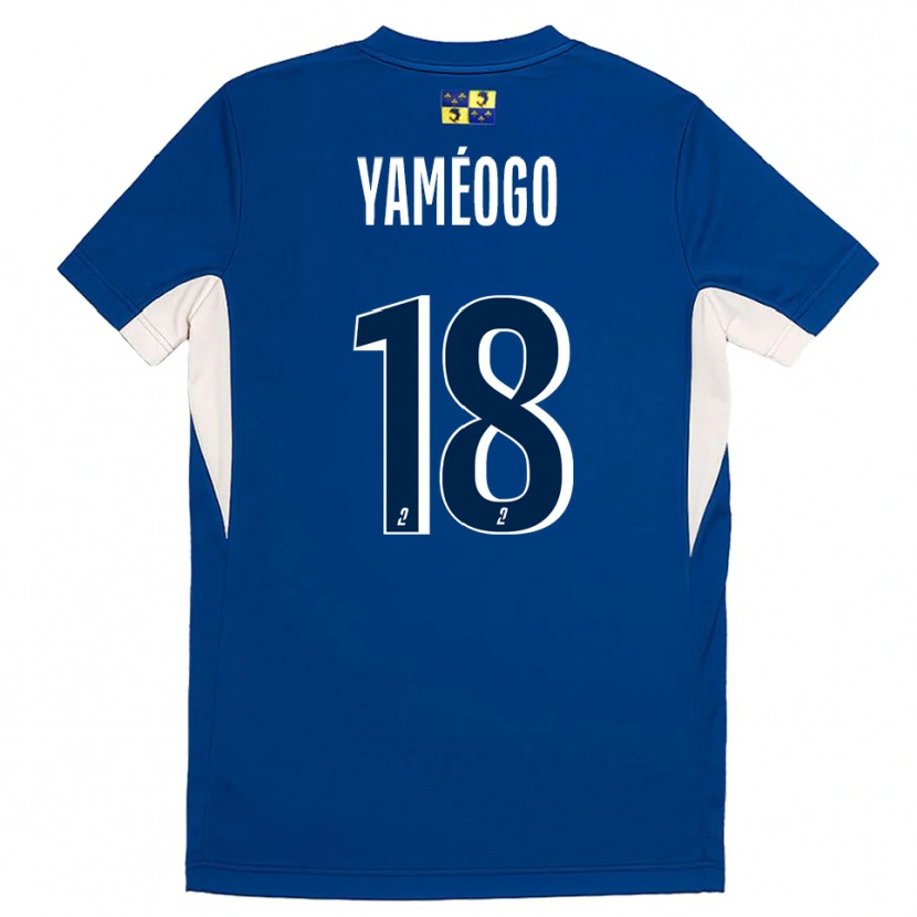 DanxenレディースBachirou Yaméogo#18青 紺ホームシャツ2025/26ジャージーユニフォーム