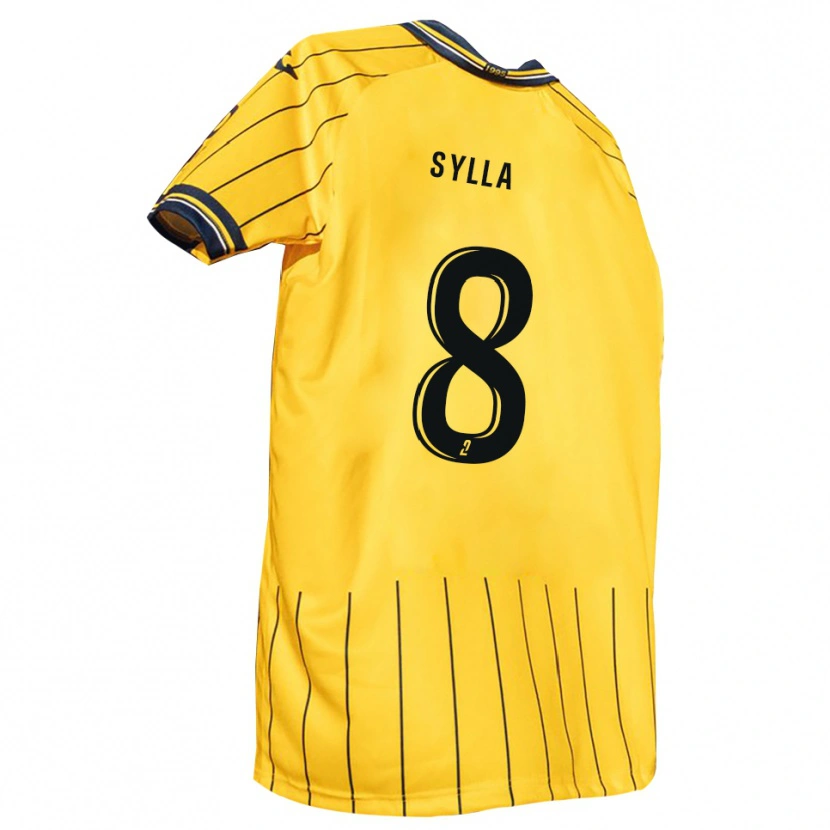 DanxenレディースKhalifa Sylla#8黄 紺ホームシャツ2025/26ジャージーユニフォーム