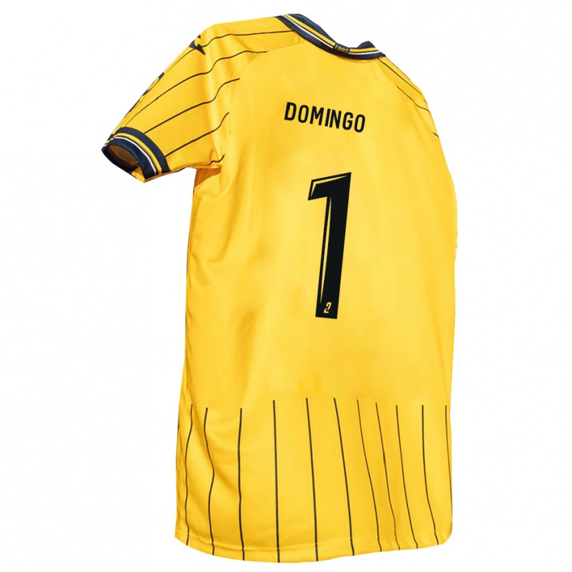 DanxenレディースIsmaël Domingo#1黄 紺ホームシャツ2025/26ジャージーユニフォーム